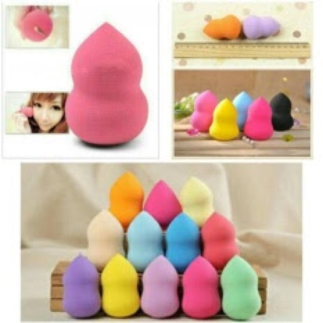 `ღ´ PHINKL `ღ´ Beauty blender  spons  buy 1 get 1 sponge aplikasi  bedak foundation bb cream