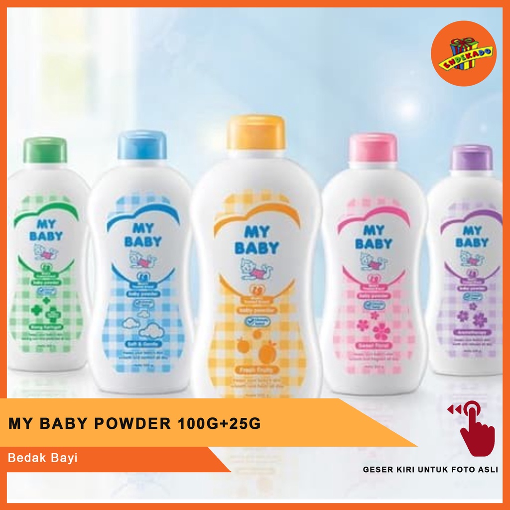 MAKASSAR! MY BABY POWDER 100G+25G - Bedak Bayi