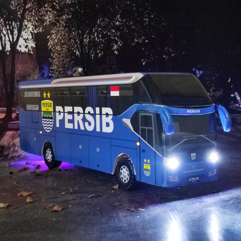 Miniatur Bus Terlaris Persib Lampu
