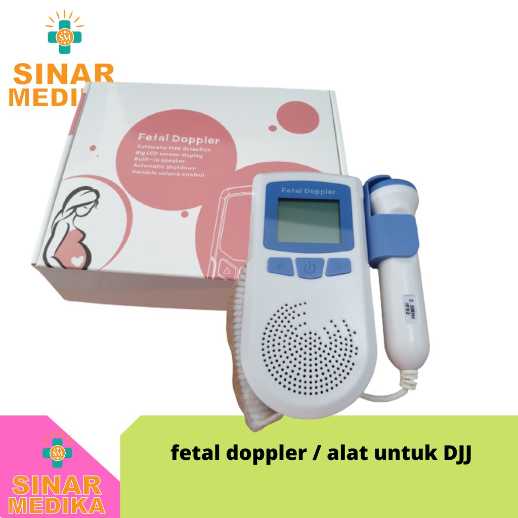 FETAL DOPPLER DJJ . ALAT PENGUKUR DETAK JANTUNG JANIN DENGAN LCD