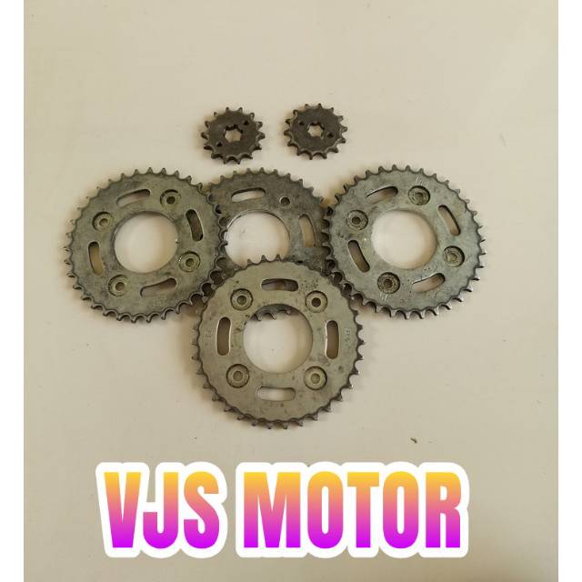 Gir gear depan blakang All New SUPRA X 125 fi ORI ASLI HONDA sunstar