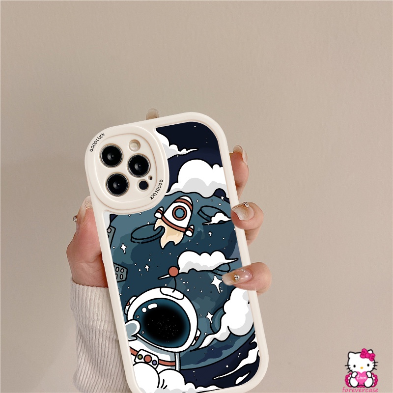 Casing TPU Redmi 9 9A 9T 9C NFC 10A 10C 10 Redmi Note 8 9 9s 11 10s 10Pro Note 10Pro 9Pro 10Pro Motif Kartun NASA