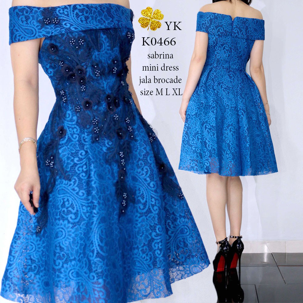 YKdress 0466 sabrina bordier jala dress size M L XL