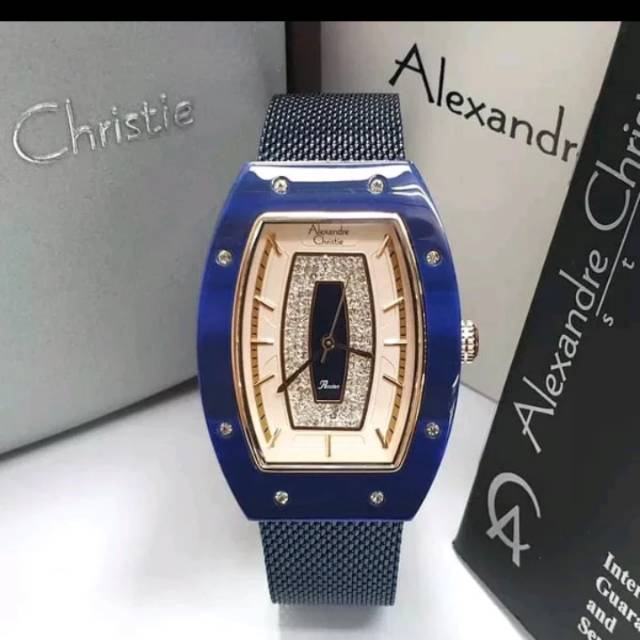 JAM TANGAN ALEXANDER CHRISTIE AC 2728 RANTAI PASIR