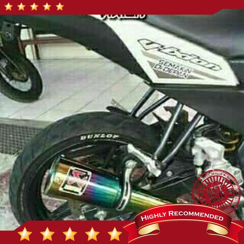 Knalpot Akrapovic Gada Pelangi Full system NVL