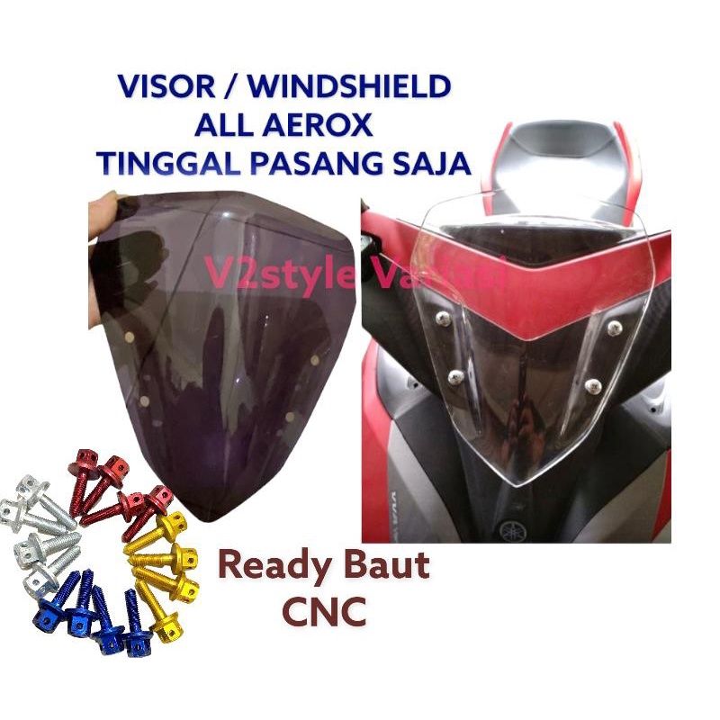 WINDSHIELD AEROX ALL NEW OLD 155 CONNECTED BAUT VISOR PNP BENING RYBEN Windshield aerox standar bening visor AEROX standar bening old dan new Winshield Windshield Aerox Standar Bening , visor aerox, new aerox pisor aerox pnp fisor aerox vizor aerox