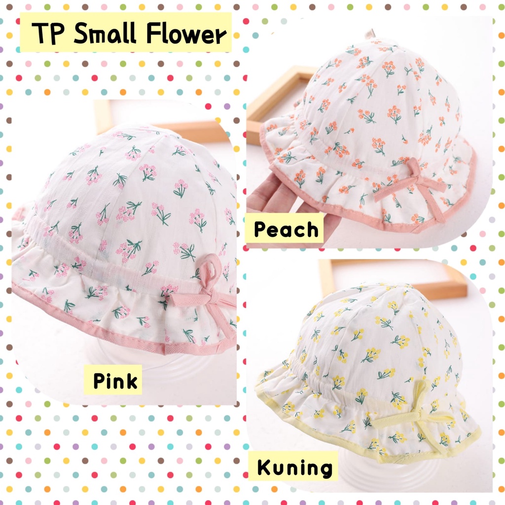 Topi Noni Bayi / Topi Newborn / Topi Anak Perempuan / Baby Hat / Topi Bayi Lucu Halus Lembut Impor