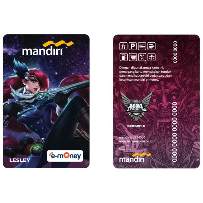 Mandiri E-Money Mobile Legend - Lesley