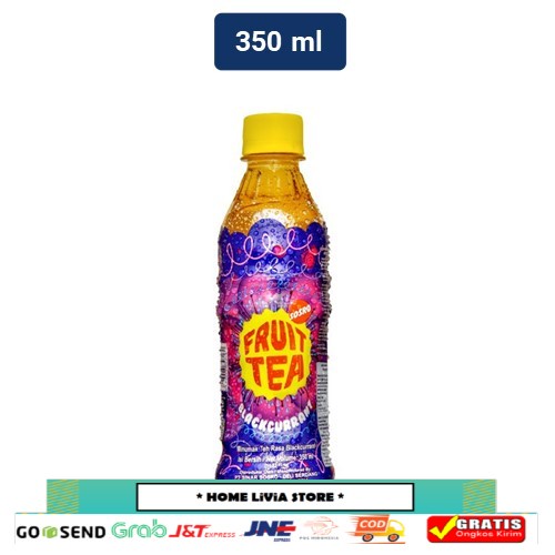 

Fruit Tea Sosro Teh Dalam Kemasan Rasa Blackcurrant Pet 350 ml
