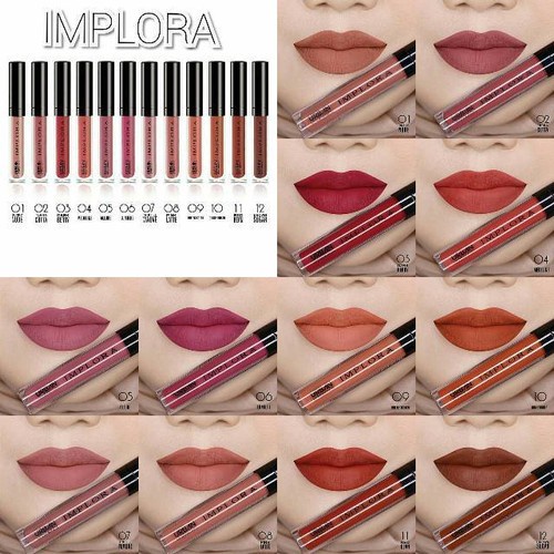 [ IMPLORA ] LIPSTICK URBAN LIP CREAM MATTE ORIGINAL BPOM | IMPLORA Urban LipCream Matte