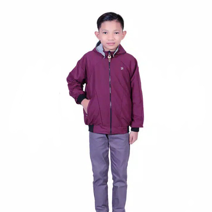 Jaket Anak Laki Laki Jacket Anak BB DC Bolak Balik Waterproof Style Outdoor/Jaket Anak Laki Laki Bolak Balik DC Distro Premium 4-15 tahun BISA COD