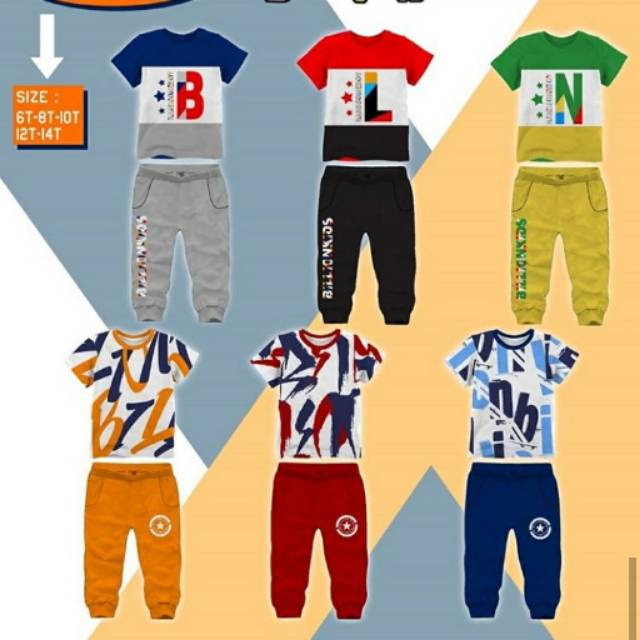 Setelan Anak Unisex Billion Kidswear Murah