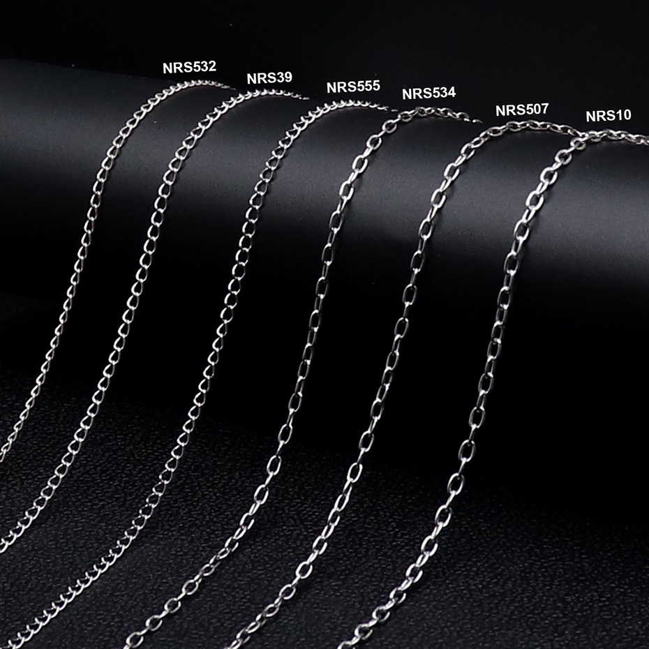 Rantai Perak 925 Extender Chain Standard International | Extender Chain Perak | Bahan Perhiasan Kalu