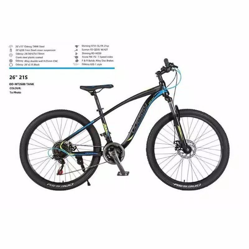 SEPEDA GUNUNG MTB 27.5 ODESSY TANK NEW