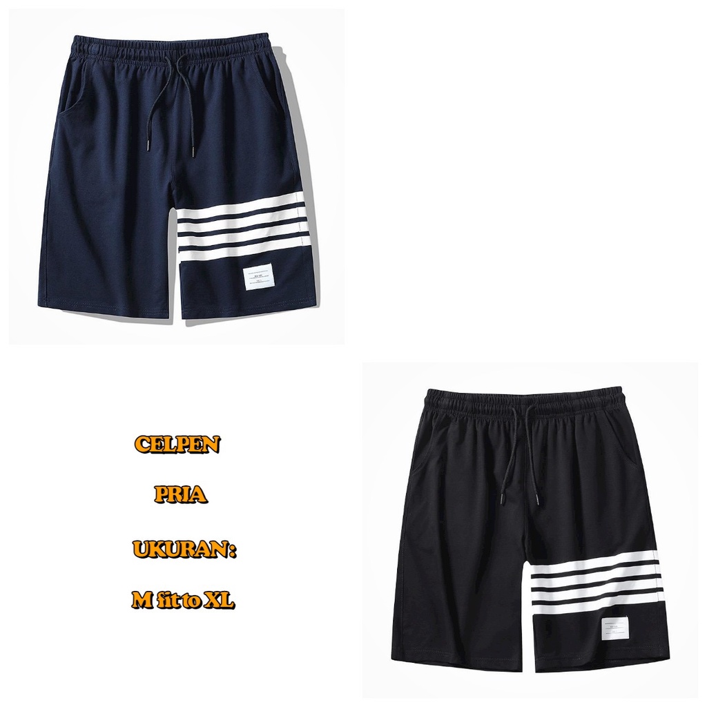 ALIPIO FASHION - CELPEN LUR / celana pendek pria / celana santai / boxer / keren / terbaru