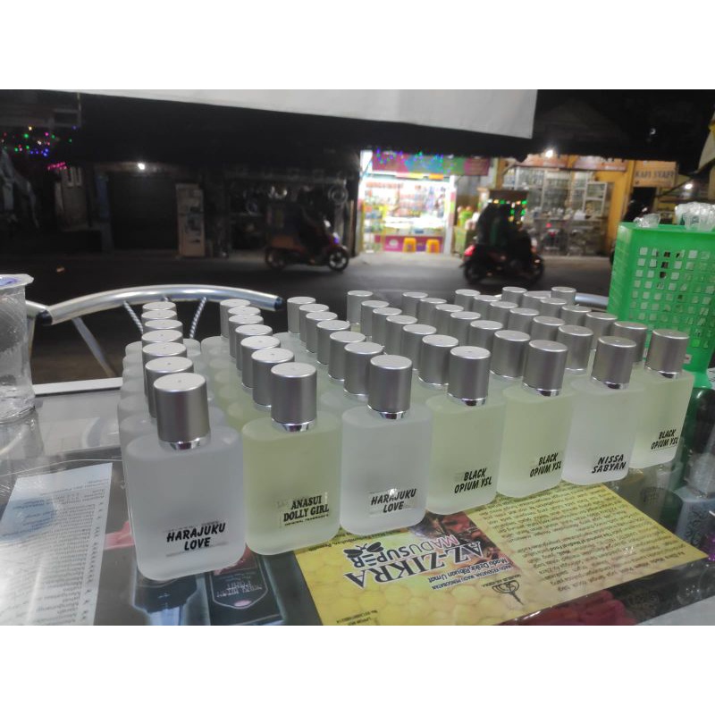 PARFUM REFILL 30 ML SPRAY BOTOL ADG   (aroma bisa rekues sesuai selera)