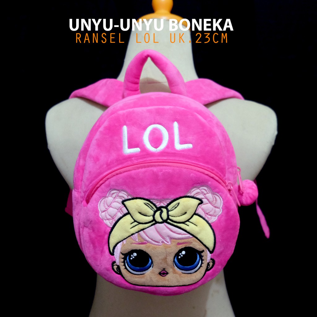 ransel anak boneka Lol M 25cm ransel sekolah baby kids kado anak cute kpop korea