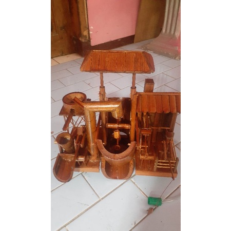 Kincir air bambu,cocok untuk dipakai di Aquarium/kolam ikan