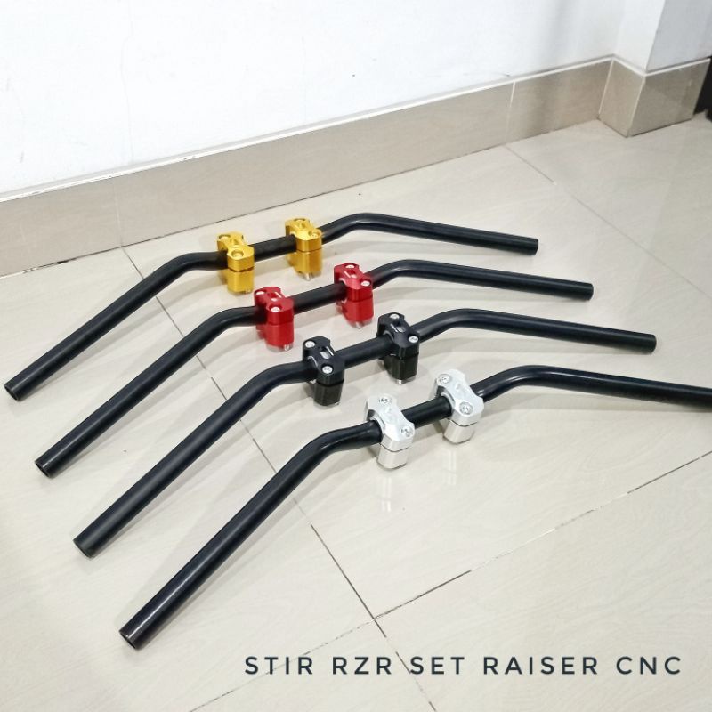 STIR STANG RZR SET RAISER PENINGGI STANG RIDE IT CNC UNIVERSAL CB 150 TIGER BYSON SATRIA FU RXZ SCORPIO