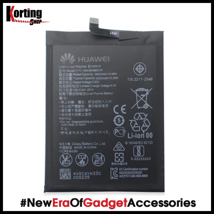 Baterai Huawei P20 Pro Mate 10 Mate 10 Pro Hb436486Ecw Original 100%