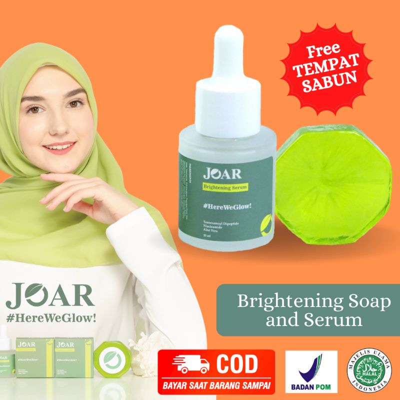 Joar Skincare Paket Wajah Brightening Soap Bar dan Brightening