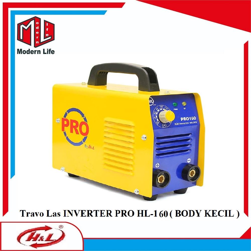 Mesin Las HL-160 INVERTER PRO 160 Ampere 160A Travo Las ( Body Kecil )