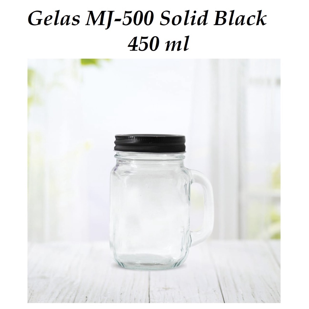 Gelas Kaca Harvest Jar Tutup Stainless