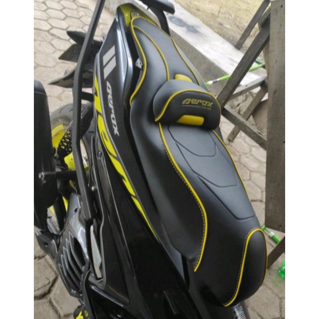 Kulit Jok Custom Yamaha Aerox 155 Variasi Aerok 160 Aksesoris Motor