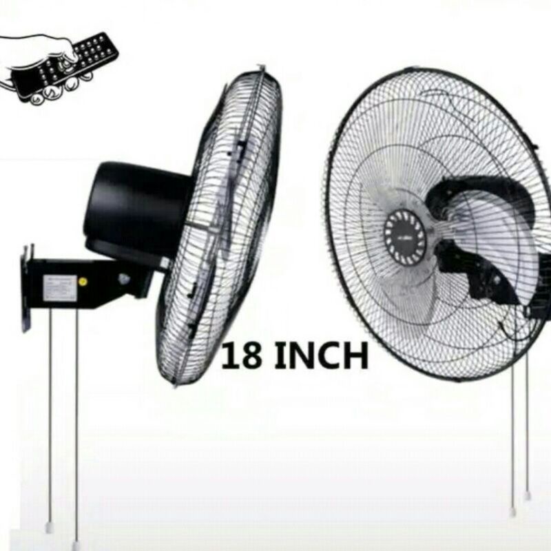 NIKO Kipas angin dinding Remot 1801R/Wall fan Remote Niko 18 inch