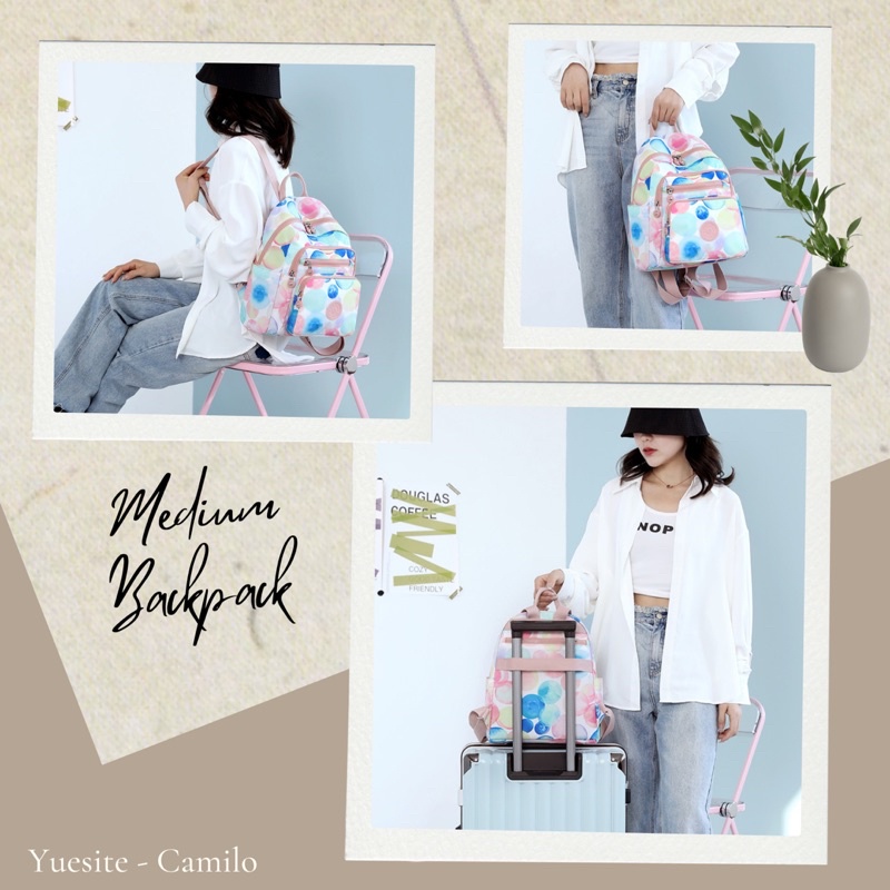 Yuesite Camilo Medium Backpack Original ransel sedang