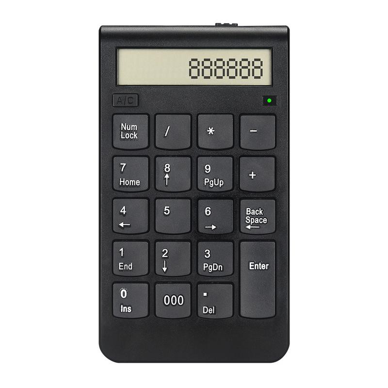 Numeric Keypad Numpad Wireless 2.4GHz - 839ES - Black