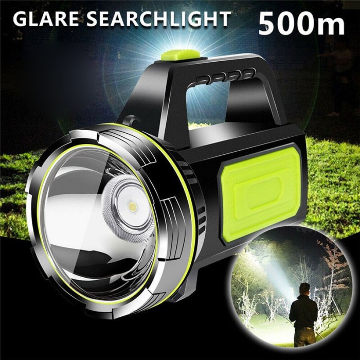Senter LED Super Bright Rechargeable 10W 13500 Lumens With Super Bright Light Type Q3
