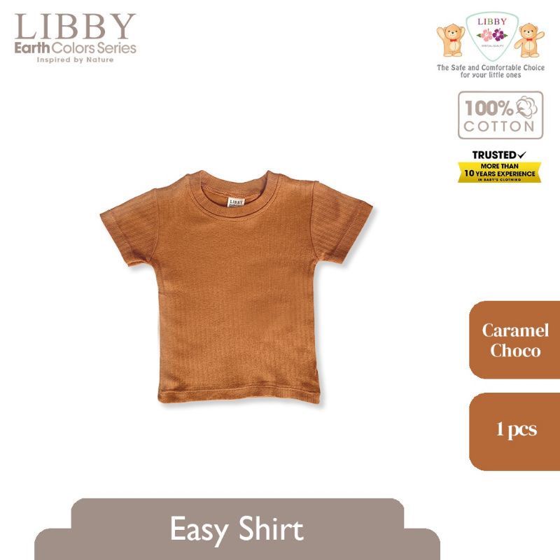 Libby baby NEW Earth Series Easy Shirt kaos anak tshirt anak libby 9 bulan - 6 tahun