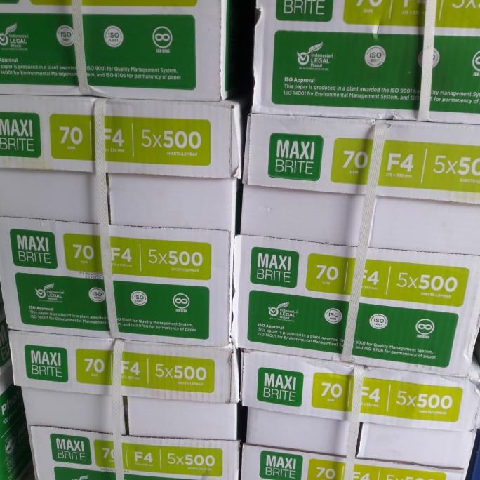 

Kertas HVS F4 70gr MAXIBRITE/dus KERTAS FOLIO