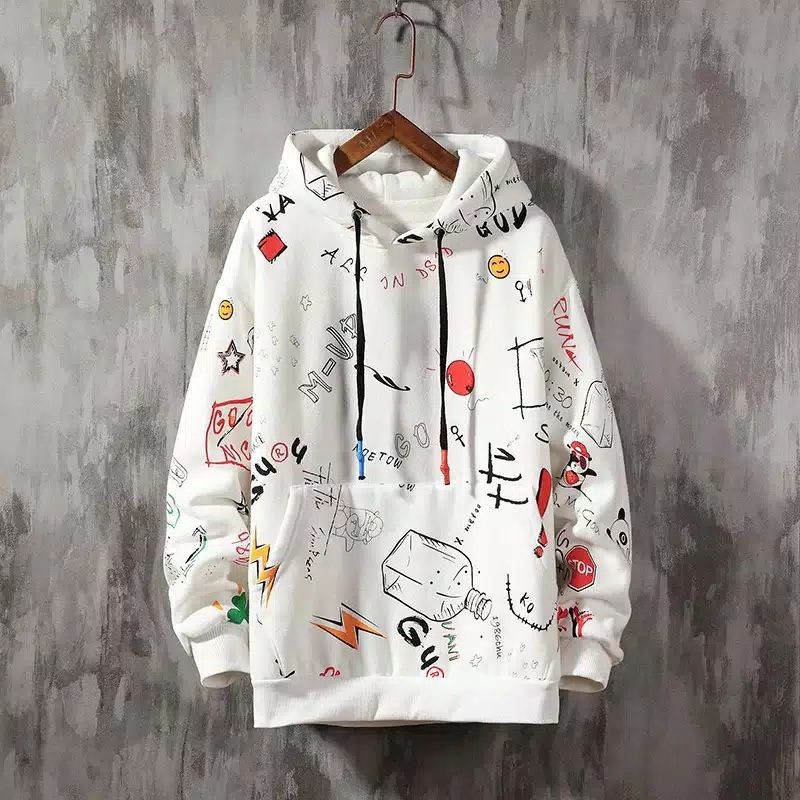 Mens winter sweater hoddie pakaian pria fashion remaja