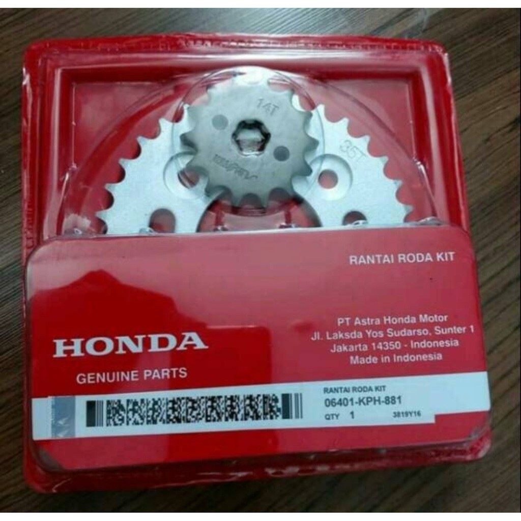 Gear set gir set Supra X 125 Karisma KPH