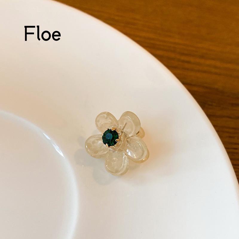 Fl Jepit Rambut Bentuk Bunga Mini Aksen Berlian Imitasi Untuk Wanita