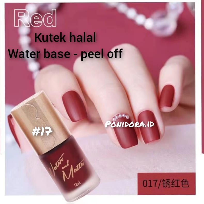 KUTEK HALAL WATER BASE KUTEK PEEL OFF KUTEK SATIN WATER AND MATTE