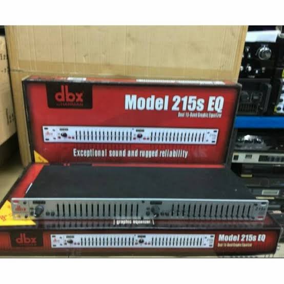 Equalizer DBX 215s ( 2 x 15 Channel ) Silver