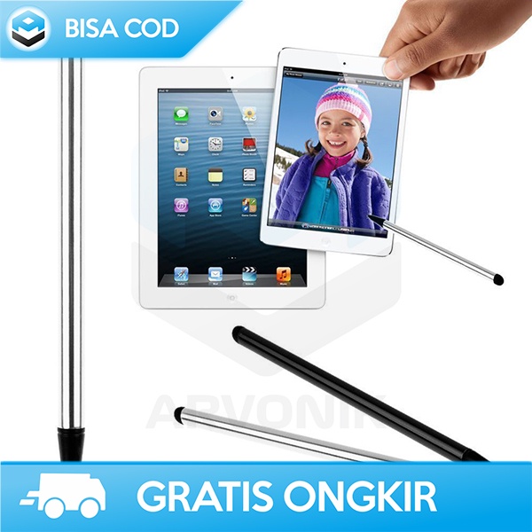 STYLUS TABLET SMARTPHONE 2 IN 1 ANTI GORES KARET PEN TOUCHSCREEN 0213