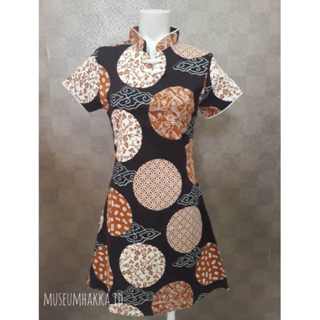 Dress Cheongsam Batik / Dress Cheongsam Modern