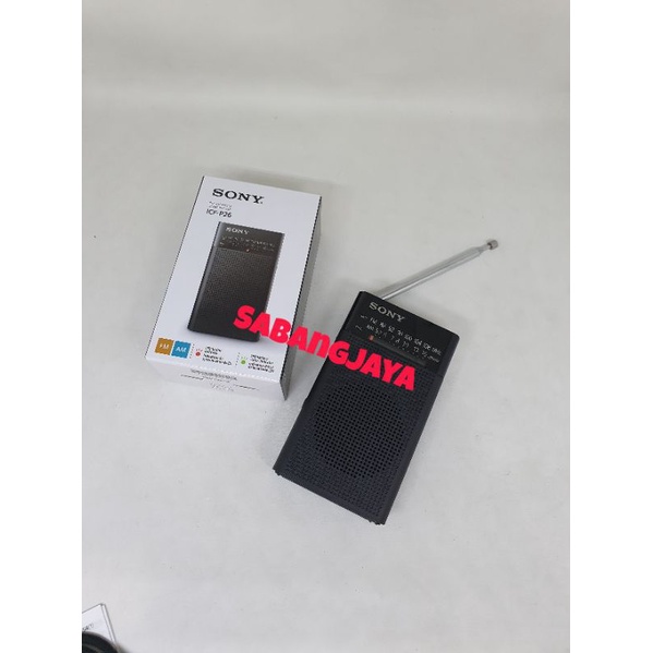 Radio Sony FM/AM ICF-P26 Radio Saku Sony ICF-P26 Original