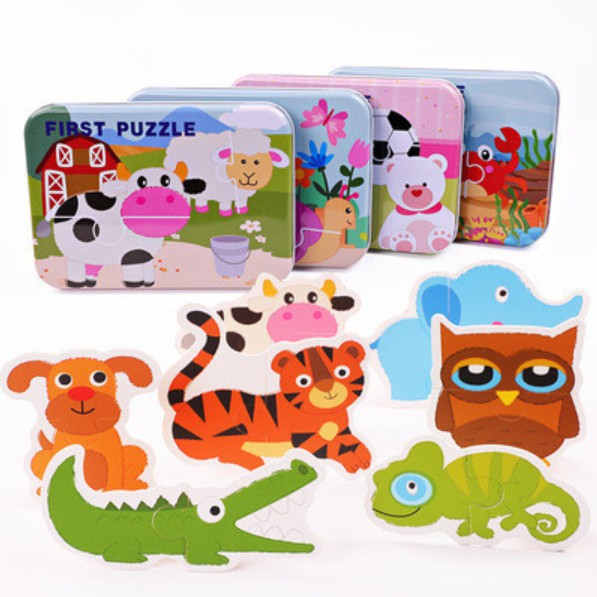 Mainan Edukasi FIRST PUZZLE / Puzzle Anak First Puzzle / Mainan Edukatif Puzzle Isi 18-22 Pola