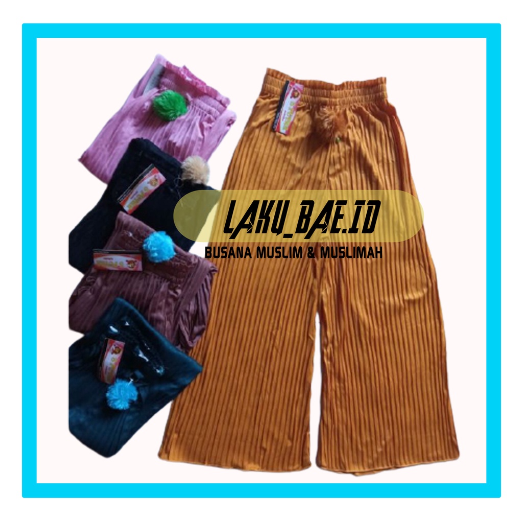 CELANA KULOT PLISKET ANAK 4_10TAHUN / KULOT PLISKET ANAK / KULOT PLISKET / CELANA PLISKET ANAK / CEL