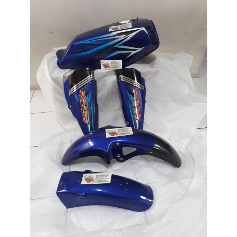body set baju set rx king 2005 biru original yamaha