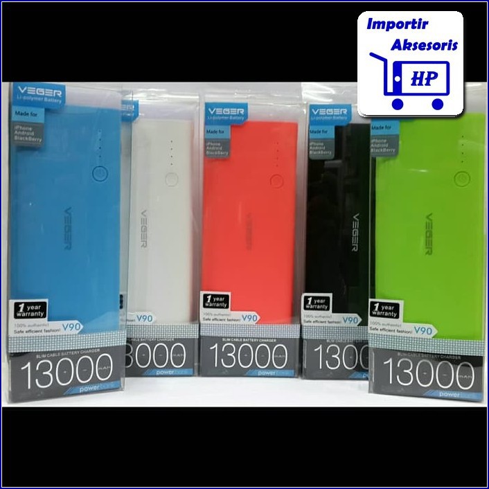 PowerBank Veger V90 13.000mAh Original PB066
