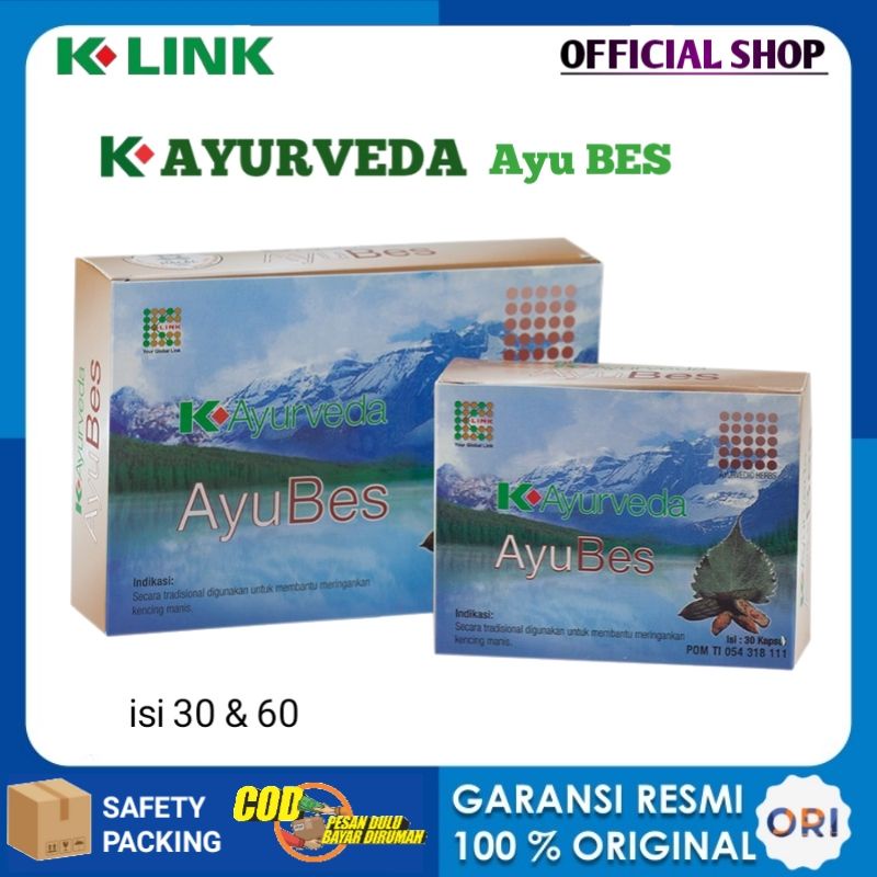 K-AYURVEDA AYU BES K-LINK AYURVEDA AYU BES ORIGINAL OBAT HERBAL ALAMI MENGONTROL GULA DARAH | klinks