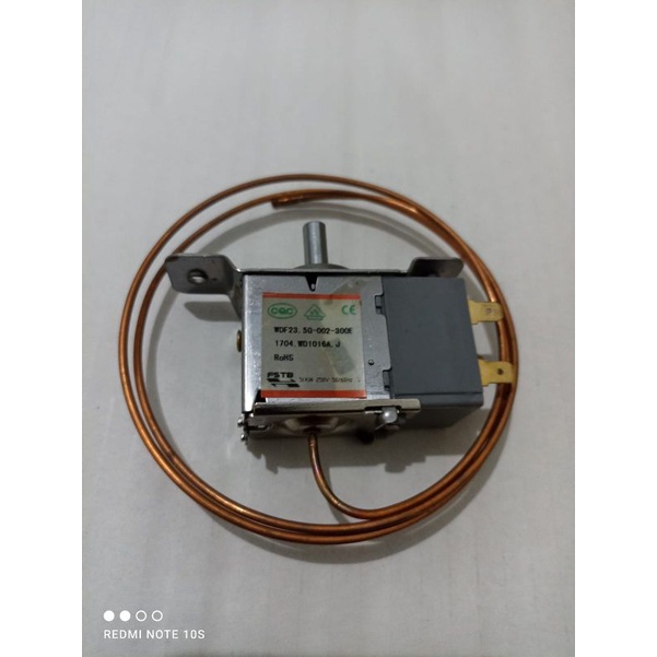 Thermostat /Termostat kulkas 2 pintu original 3 soket /thermostat sanyo 2 soket