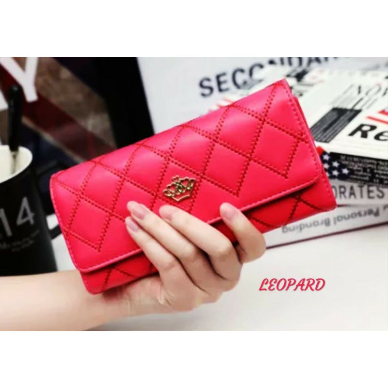 DOMPET WANITA PINKA WA031P3 IMPORT PINK KULIT LIPAT KOREA FASHION ABG PESTA MURAH BATAM PREMIUM ORI