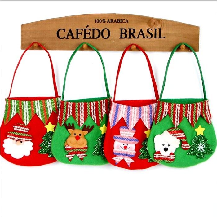 Tas Permen Natal Santa Souvenir Bag Murah Kado Christmas Gift Grosir GROSIR